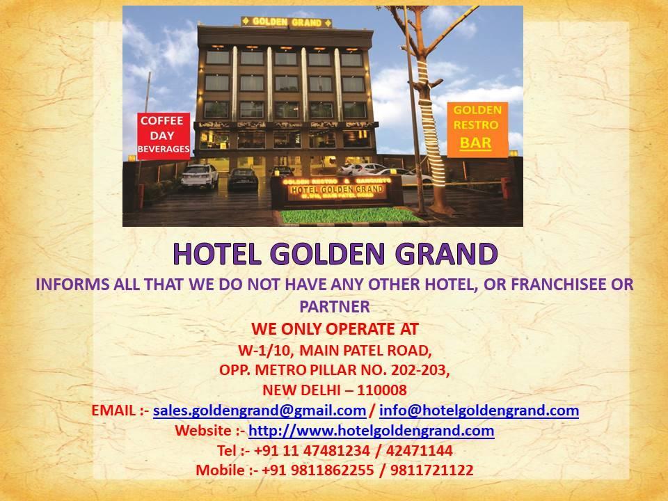 Hotel Golden Grand Delhi  Exteriör bild